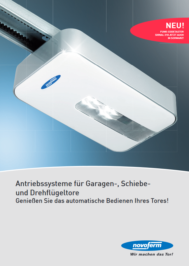 PDF Garagentor-Antriebe und Zubehöre